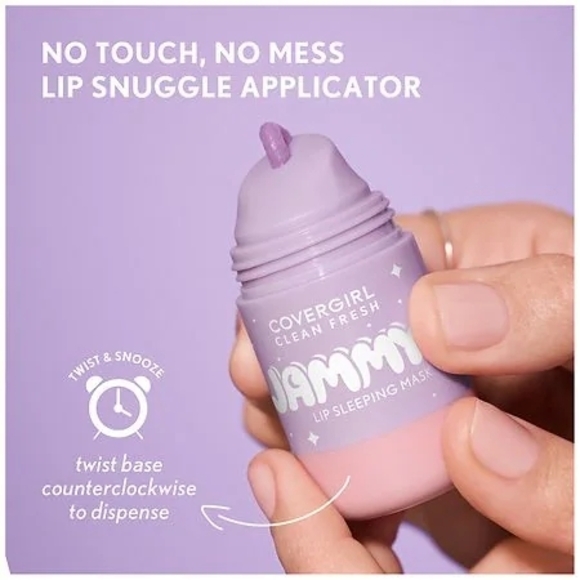 COVERGIRL Clean Fresh Jammy Lip Sleeping Mask - Lavender and Blush - Picture 4 of 6
